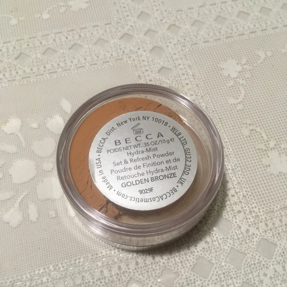 🆕 Becca Hydra-Mist Set & Refresh Powder Golden Bronze, NWOB, Sealed